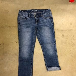 AE cropped jeans